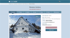 Desktop Screenshot of penzion-kucera.cz